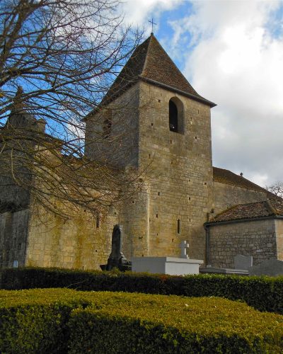 L'Eglise de Laurenque en hivers