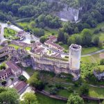 Vue aérienne de Gavaudun