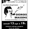 Concert hommage à Georges Brassens à Gavaudun