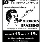 Concert hommage à Georges Brassens à Gavaudun