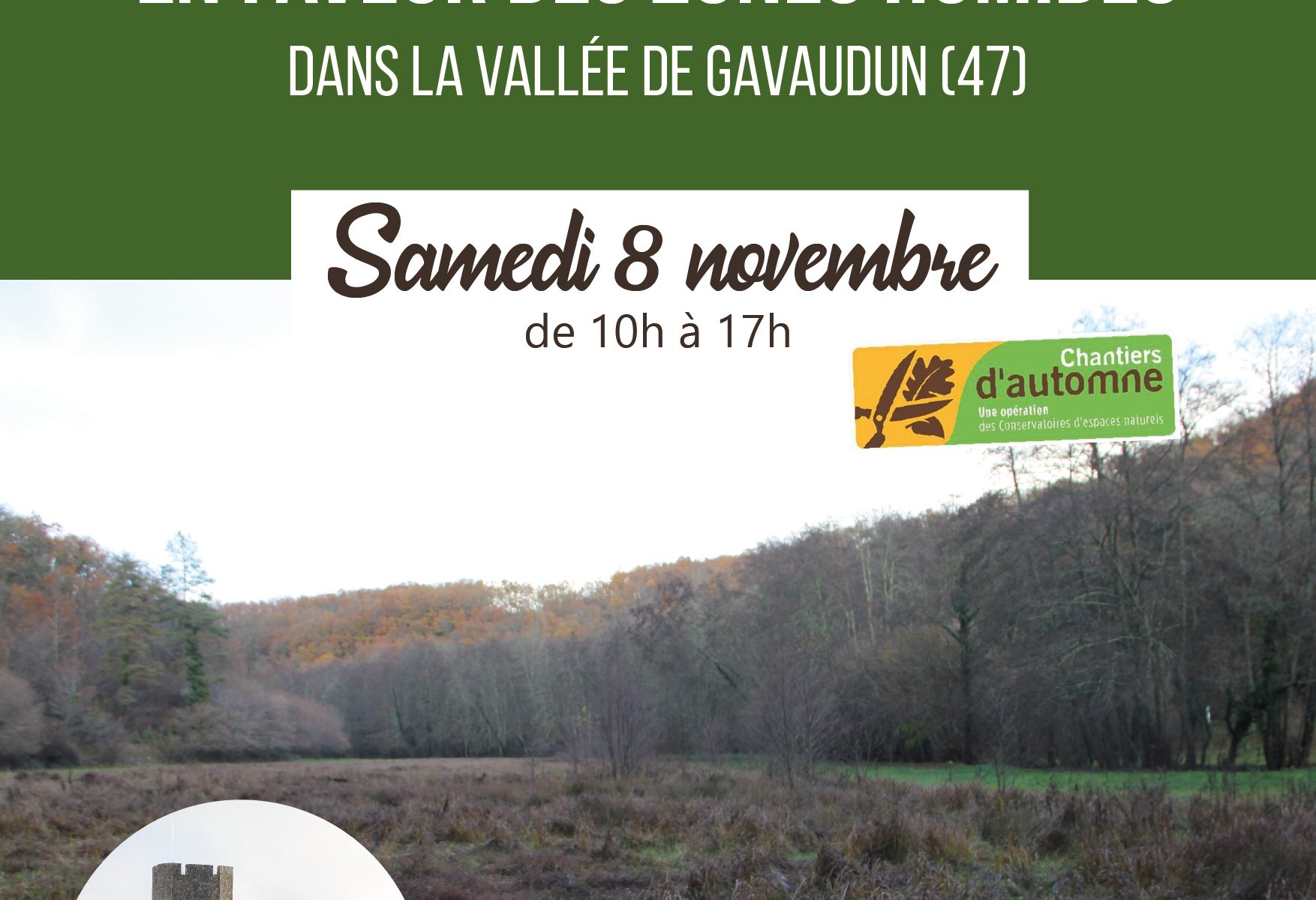 Chantier participatif en faveur des zones humides