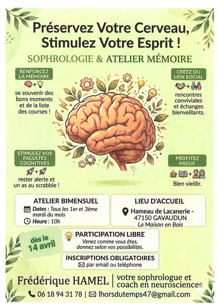 ateliers mémoire 14 avril